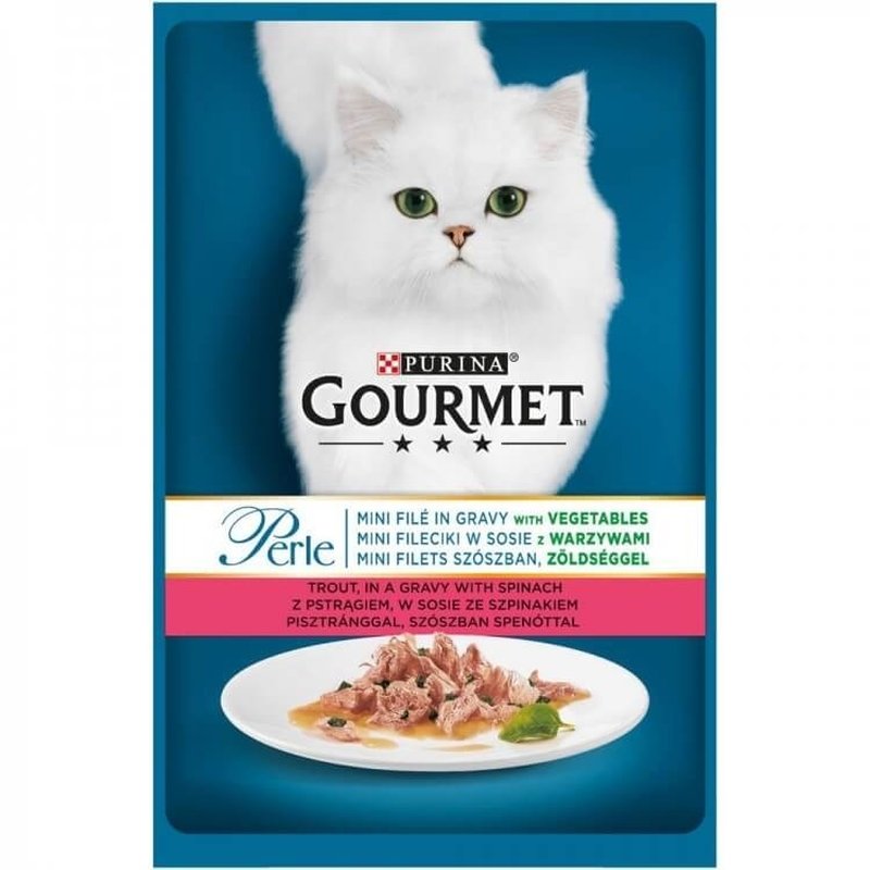 Hrana umeda pentru pisici, Mini-fileuri in sos